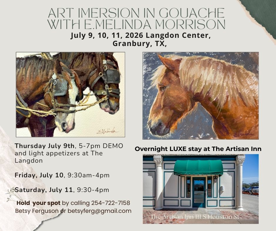 The Artisan Inn – E. Melinda Morrison Gouache Workshop